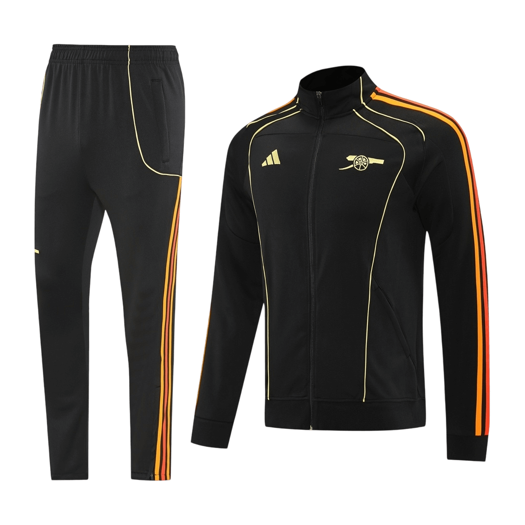 Arsenal Training Kit 2025/26 - Black (Jacket+Pants) - gojersey