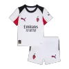 Kid's AC Milan Away Soccer Jersey Kit(Jersey+Shorts) 25/26 White - gojersey