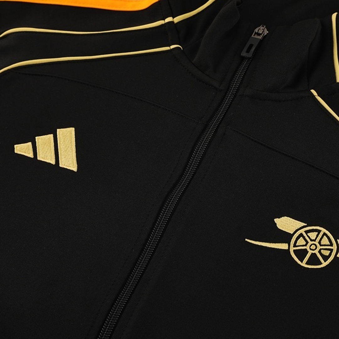 Arsenal Training Kit 2025/26 - Black (Jacket+Pants) - gojersey