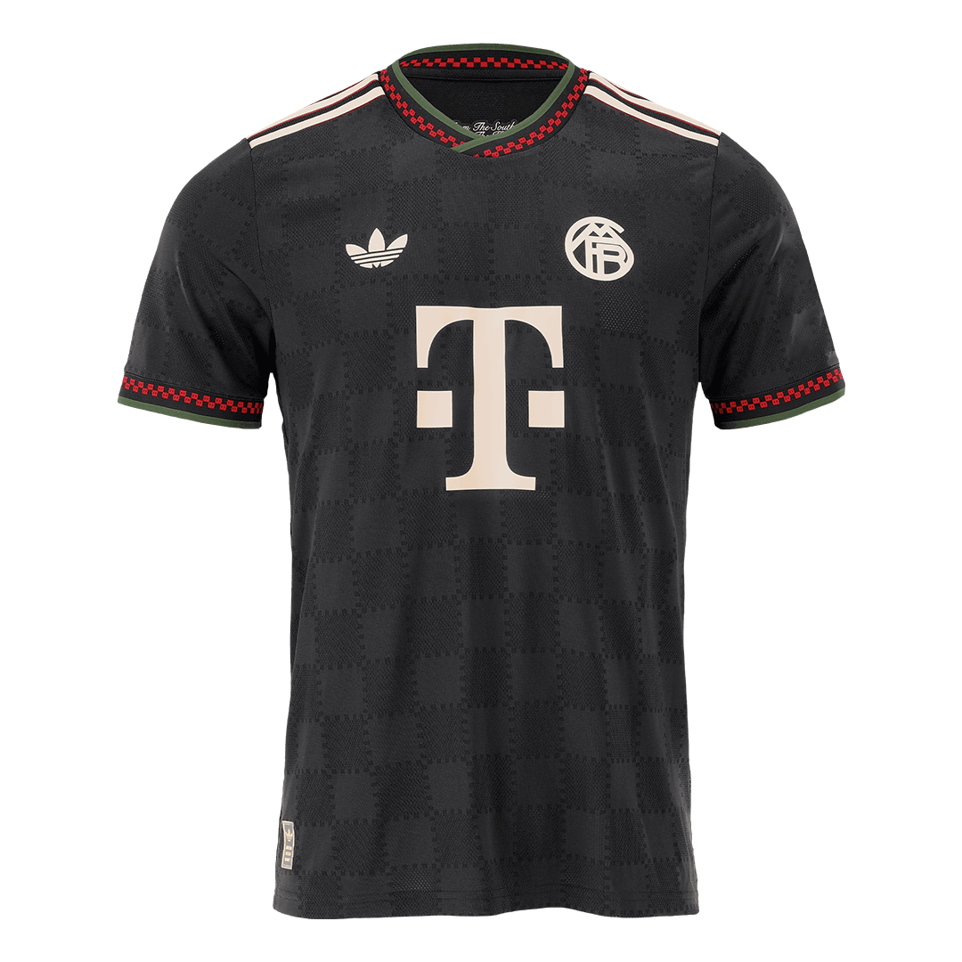 Authentic Bayern Munich Third Away Soccer Jersey 25/26 Black - gojersey