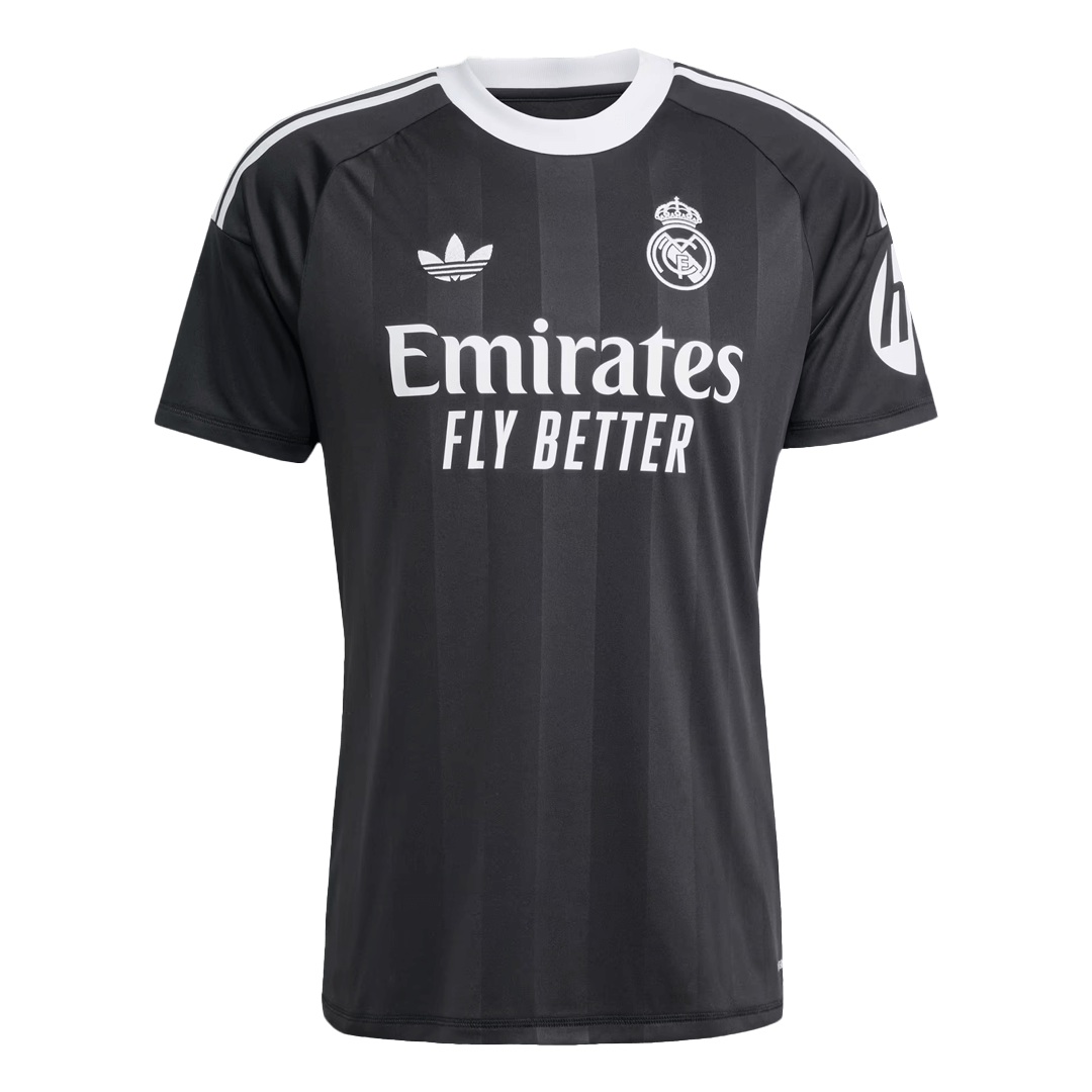 Real Madrid Goalkeeper Soccer Jersey 25/26 Black - gojersey