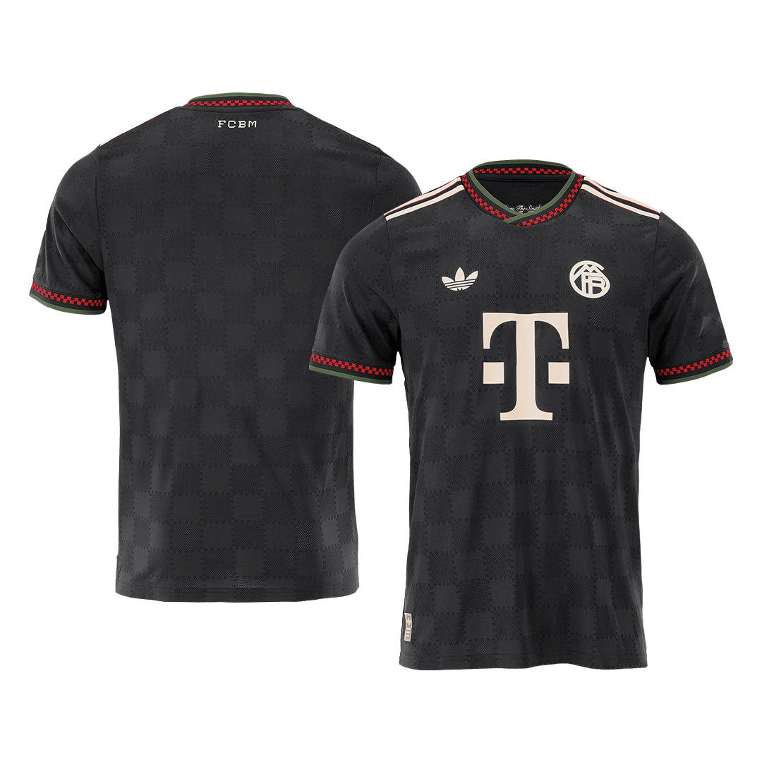 Authentic Bayern Munich Third Away Soccer Jersey 25/26 Black - gojersey