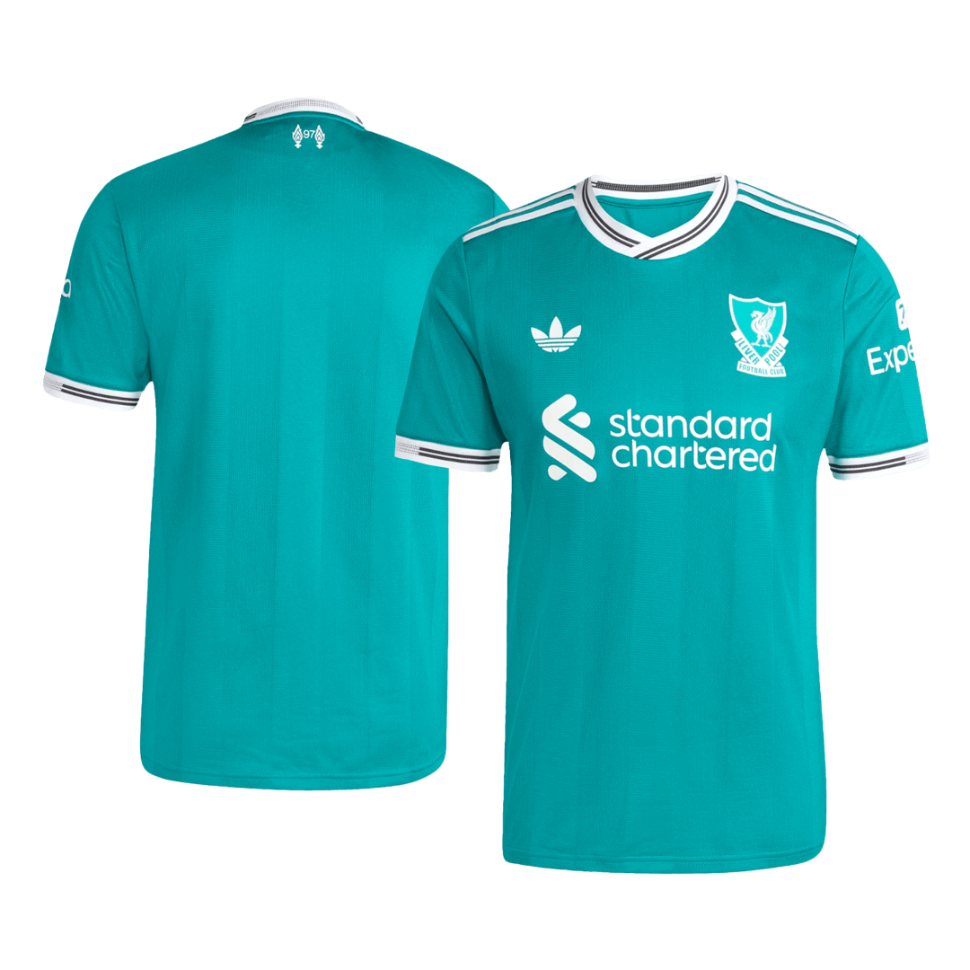 Authentic Liverpool Third Away Soccer Jersey 25/26 Green - gojersey