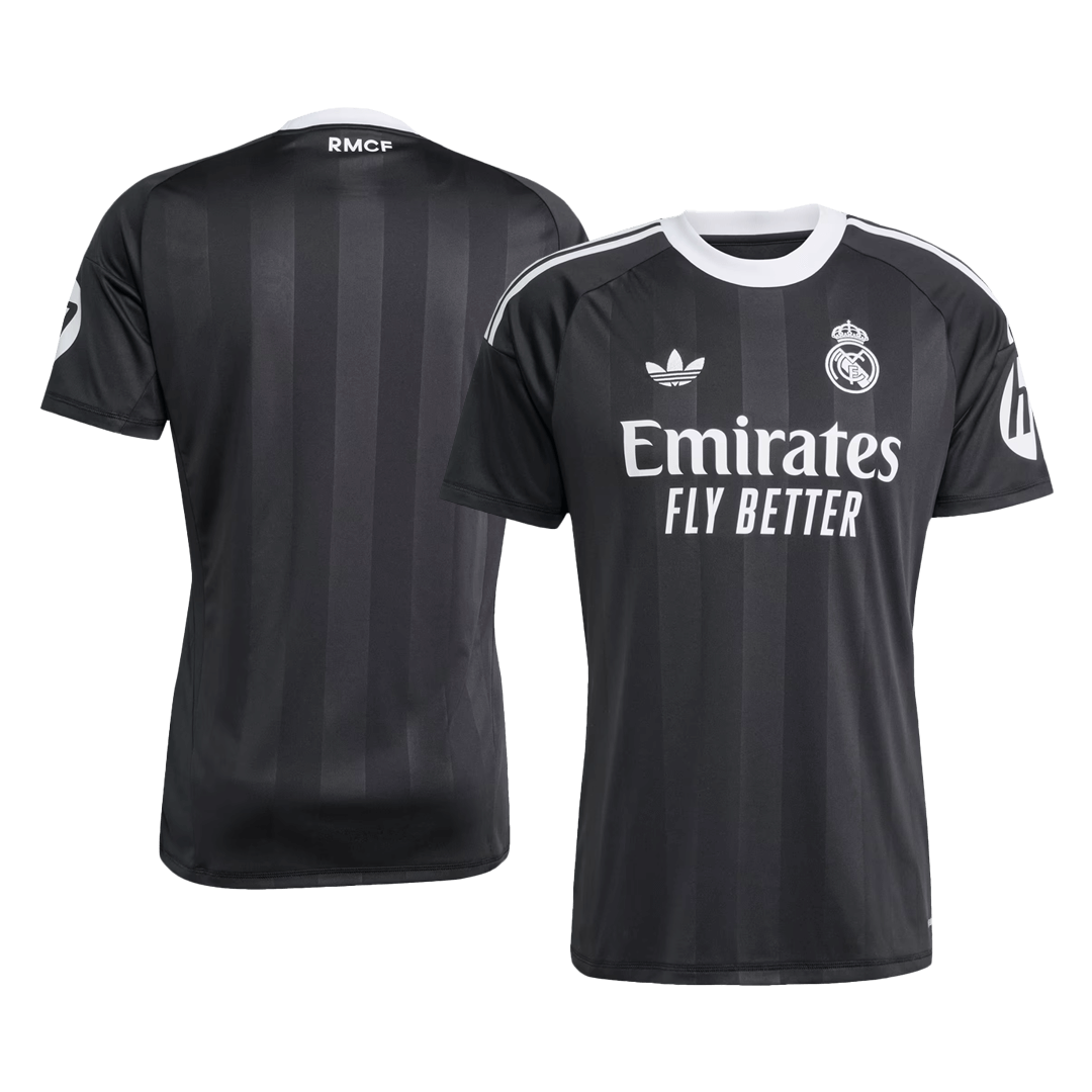 Real Madrid Goalkeeper Soccer Jersey 25/26 Black - gojersey