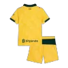 Kid's AC Milan Third Away Soccer Jersey Kit(Jersey+Shorts) 25/26 Yellow - gojersey