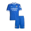 Kid's Real Madrid Third Away Soccer Jersey Kit(Jersey+Shorts) 25/26 Blue - gojersey
