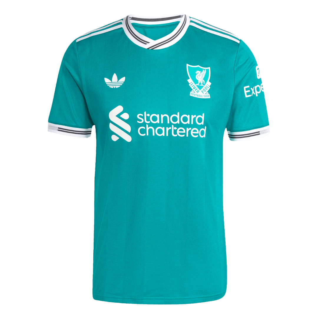 Authentic Liverpool Third Away Soccer Jersey 25/26 Green - gojersey