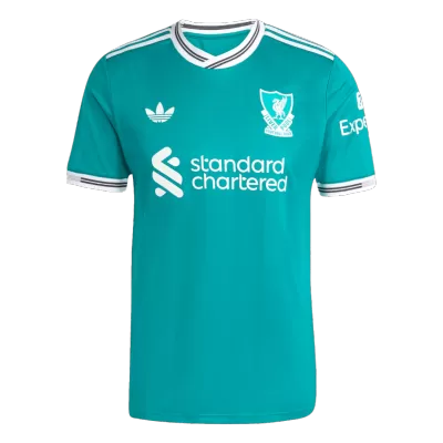 Authentic Liverpool Third Away Soccer Jersey 25/26 Green - gojersey