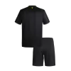 Kid's Manchester United Third Away Soccer Jersey Kit 25/26 Black - gojersey