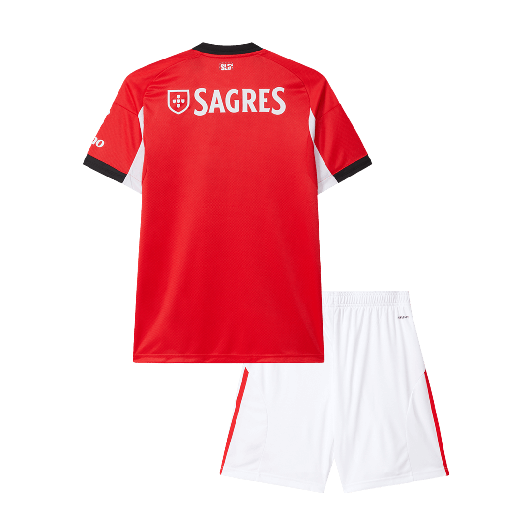 Kid's Benfica Home Soccer Jersey Kit 25/26 Red - gojersey