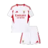 Kid's Benfica Third Away Soccer Jersey Kit 25/26 White - gojersey