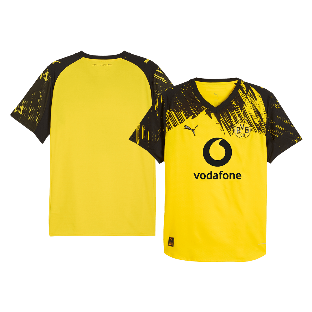 Borussia Dortmund Home Soccer Jersey 2025/26 Yellow - gojersey