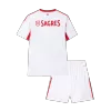 Kid's Benfica Third Away Soccer Jersey Kit 25/26 White - gojersey