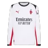 AC Milan Long Sleeve Away Soccer Jersey 2025/26 - gojersey