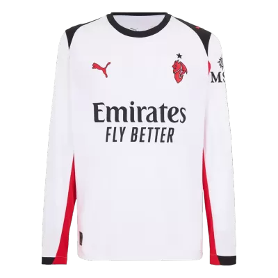 AC Milan Long Sleeve Away Soccer Jersey 2025/26 - gojersey