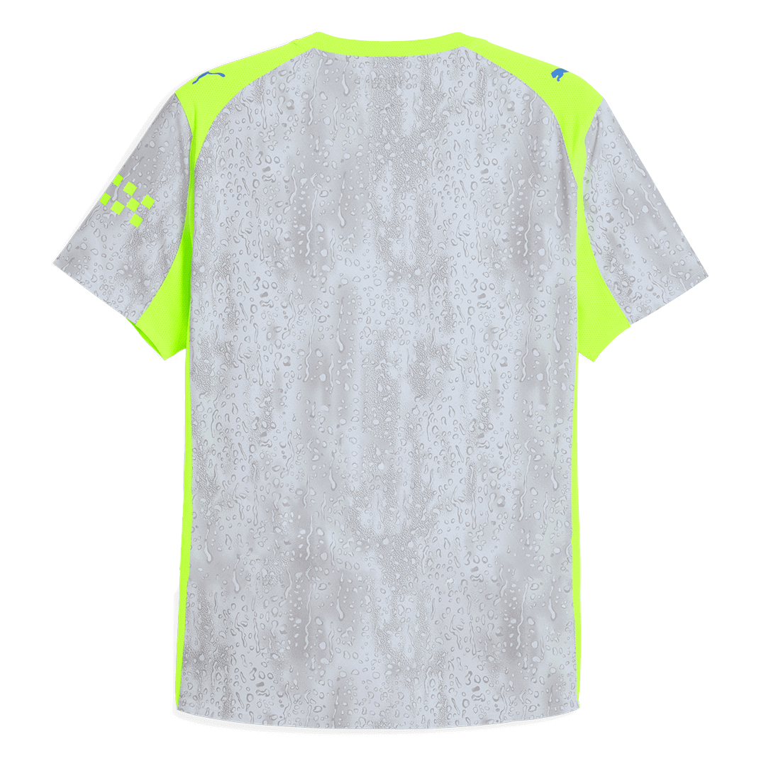 Authentic Manchester City Third Away Soccer Jersey 25/26 Gray - gojersey