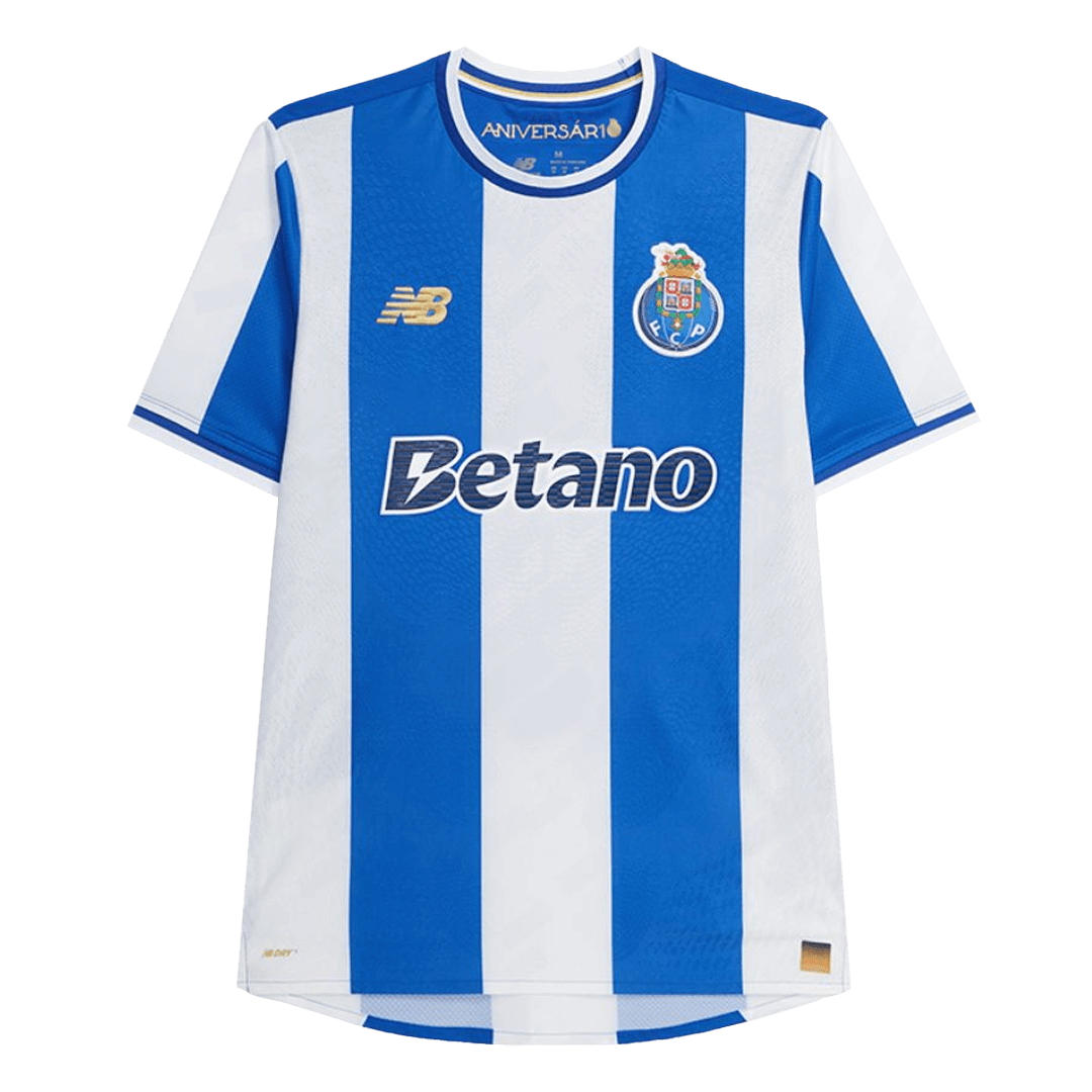 Authentic Porto Home Soccer Jersey 25/26 White&Blue - gojersey