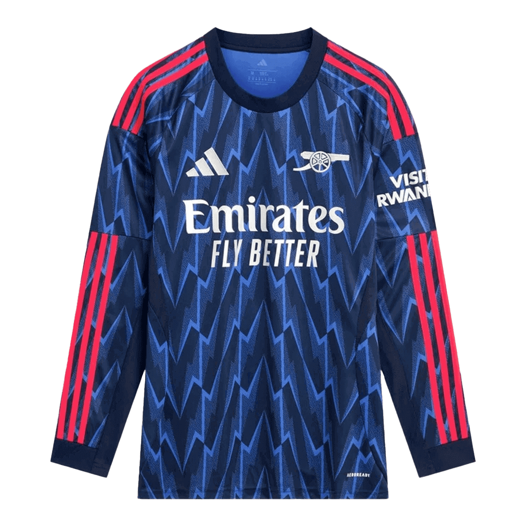 Arsenal Long Sleeve Away Soccer Jersey 2025/26 - gojersey