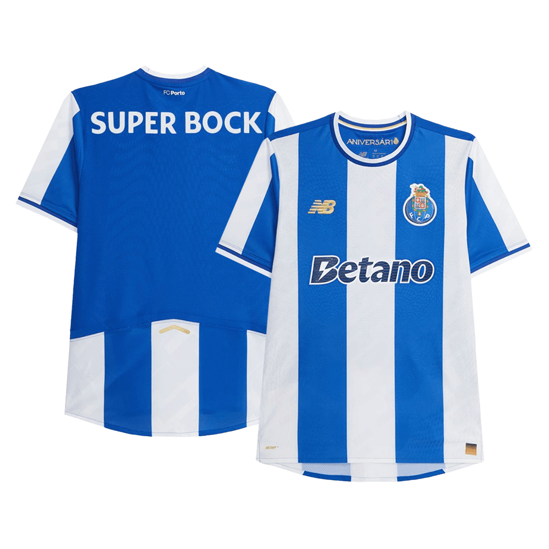 Authentic Porto Home Soccer Jersey 25/26 White&Blue - gojersey