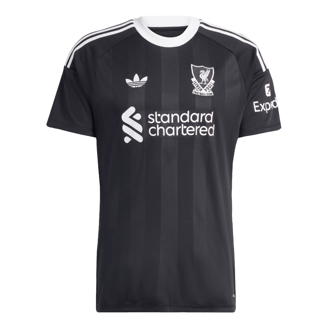 Liverpool Goalkeeper Soccer Jersey 25/26 Black - gojersey