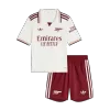 Kid's Arsenal Third Away Soccer Jersey Kit 25/26 White - gojersey