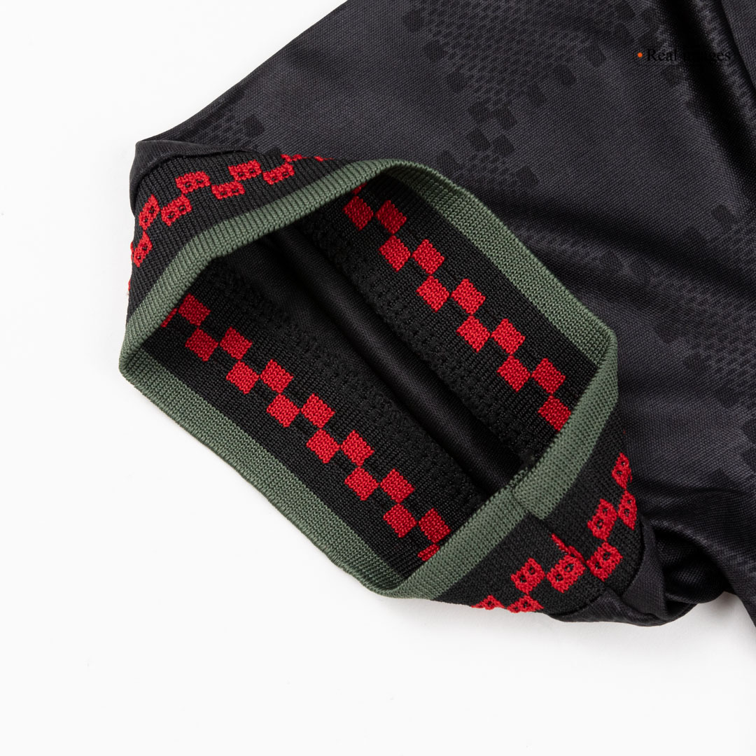 Kid's Bayern Munich Third Away Soccer Jersey Kit(Jersey+Shorts+Socks) 25/26 Black - gojersey