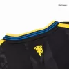 Kid's Manchester United Third Away Soccer Jersey Kit 25/26 Black - gojersey