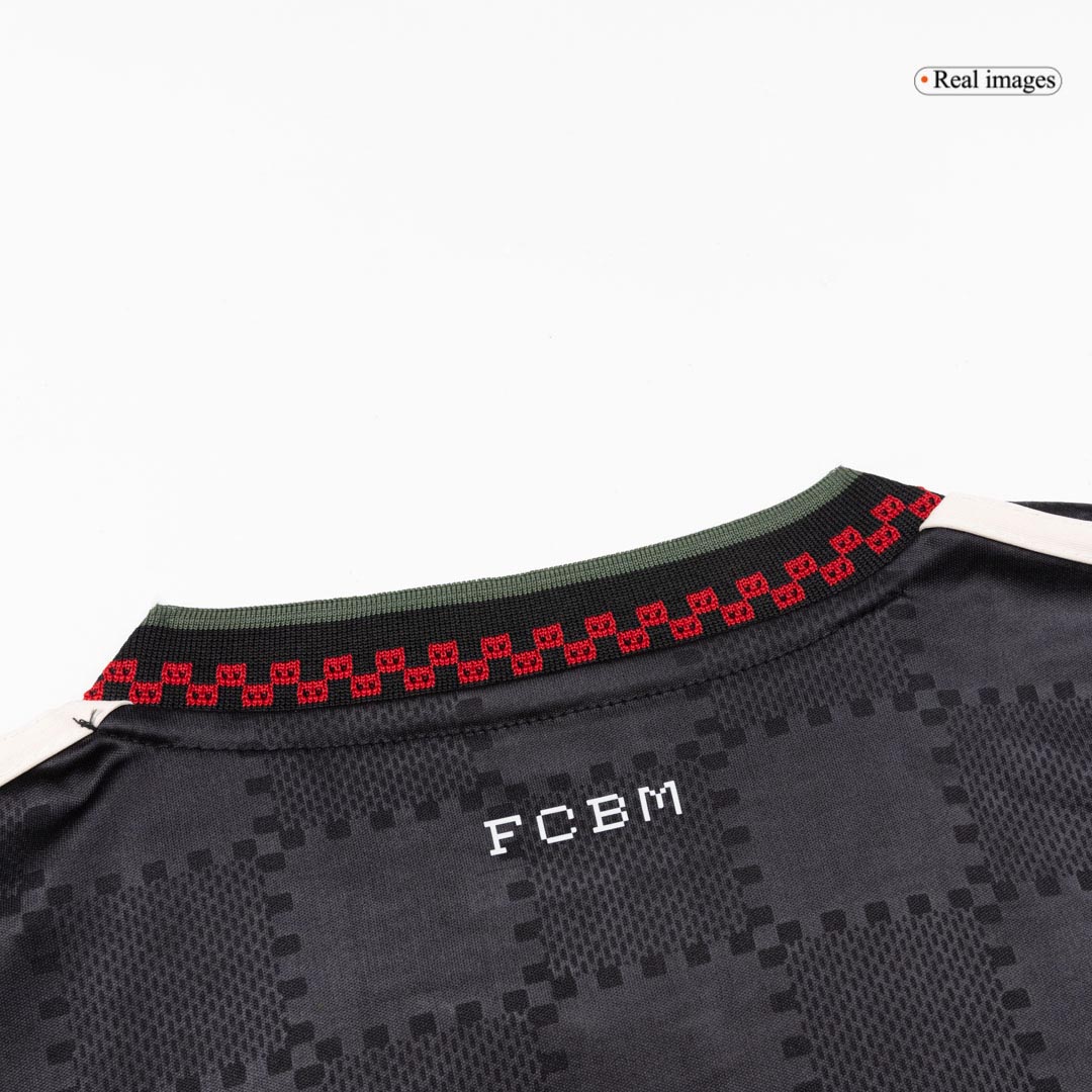 Kid's Bayern Munich Third Away Soccer Jersey Kit(Jersey+Shorts+Socks) 25/26 Black - gojersey