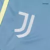 Kid's Juventus Away Soccer Jersey Kit(Jersey+Shorts+Socks)  25/26 Blue - gojersey