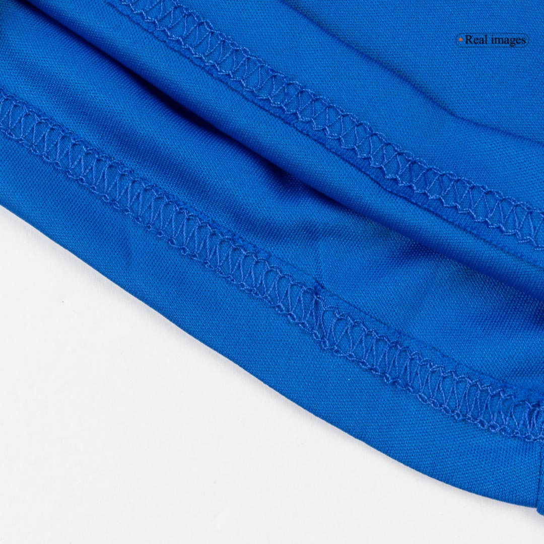 Kid's Real Madrid Third Away Soccer Jersey Kit(Jersey+Shorts+Socks)  25/26 Blue - gojersey