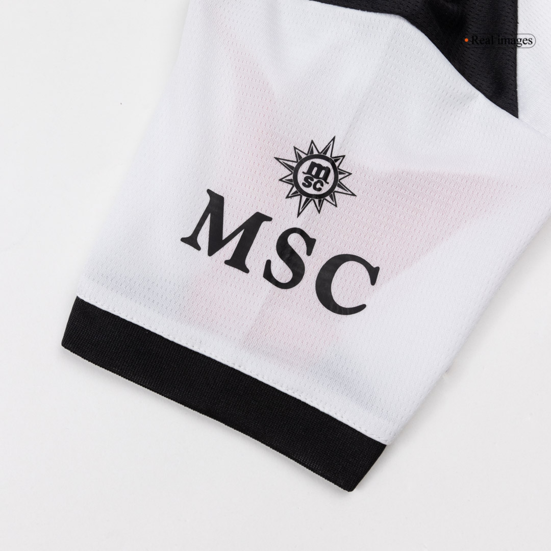 Kid's AC Milan Away Soccer Jersey Kit(Jersey+Shorts+Socks) 25/26 White - gojersey