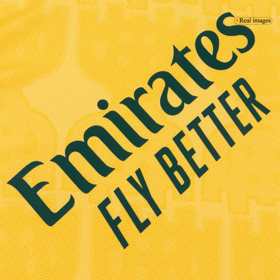 Kid's AC Milan Third Away Soccer Jersey Kit(Jersey+Shorts) 25/26 Yellow - gojersey