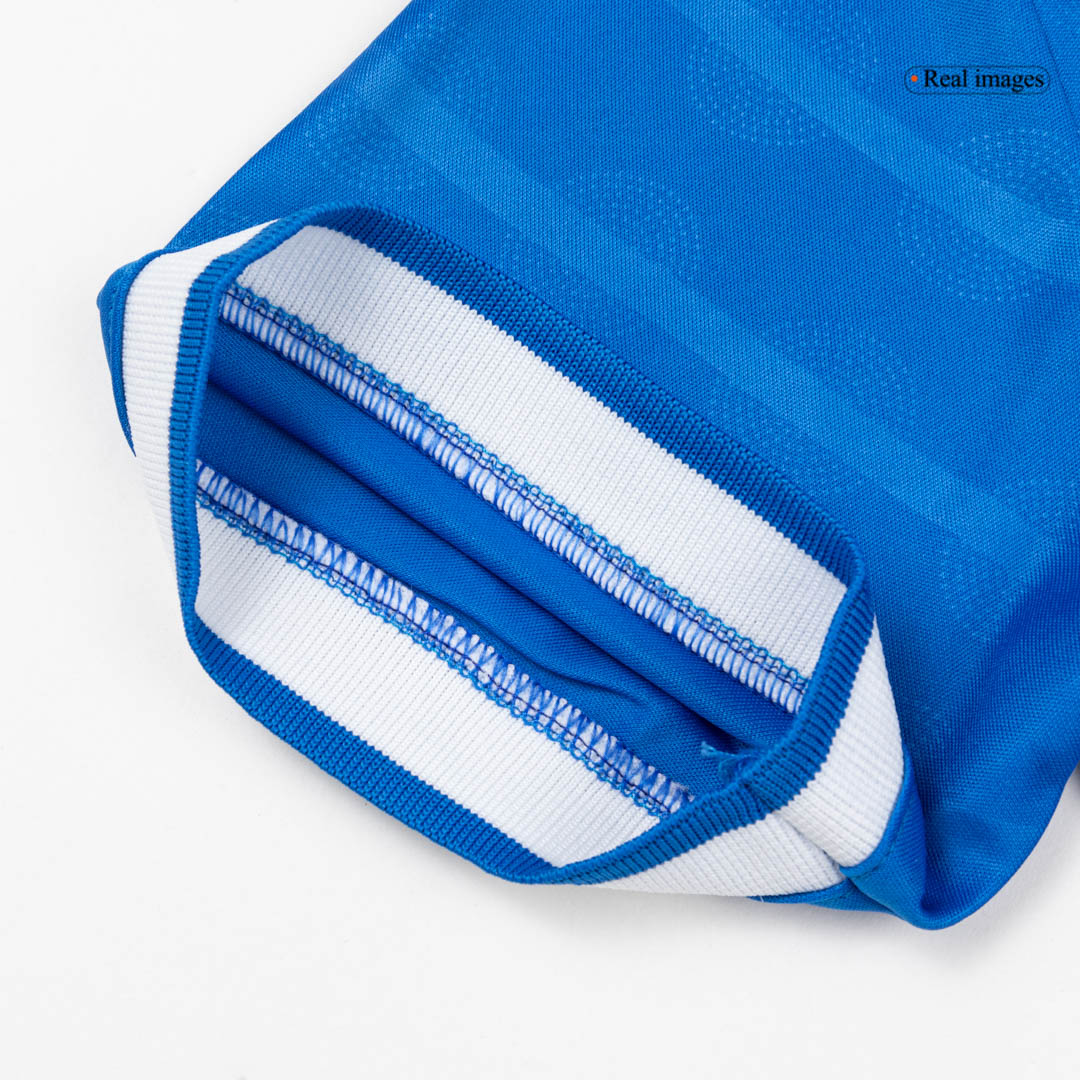 Kid's Real Madrid Third Away Soccer Jersey Kit(Jersey+Shorts+Socks)  25/26 Blue - gojersey