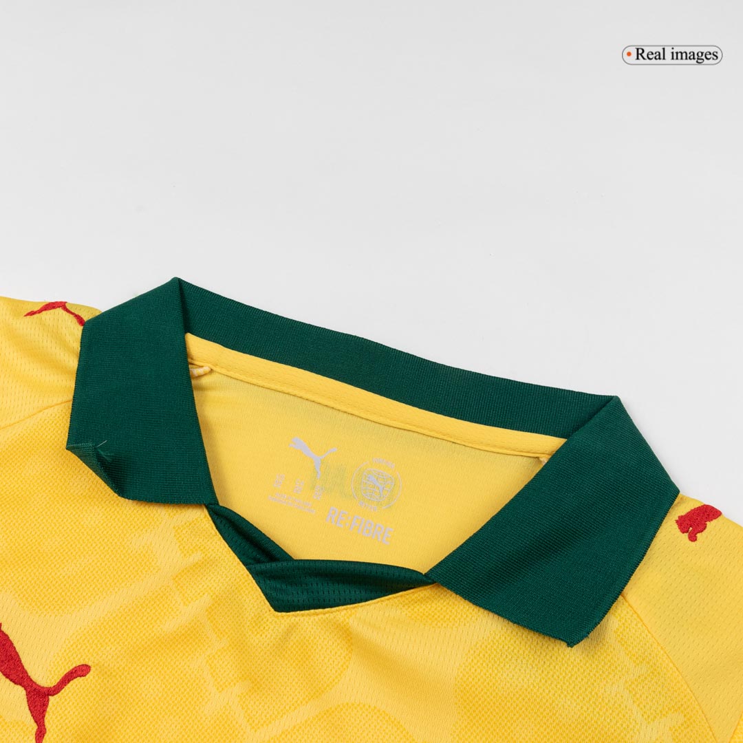 Kid's AC Milan Third Away Soccer Jersey Kit(Jersey+Shorts) 25/26 Yellow - gojersey