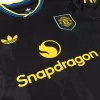 Kid's Manchester United Third Away Soccer Jersey Kit 25/26 Black - gojersey