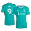 Liverpool ISAK #9 Third Away Soccer Jersey 2025/26 - gojersey