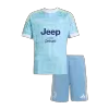 Kid's Juventus Away Soccer Jersey Kit 25/26 Blue - gojersey