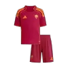 Kid's Roma Home Soccer Jersey Kit 25/26 Red - gojersey