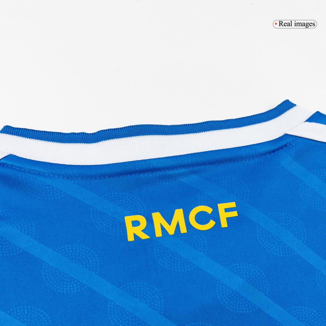 Kid's Real Madrid Third Away Soccer Jersey Kit(Jersey+Shorts+Socks)  25/26 Blue - gojersey