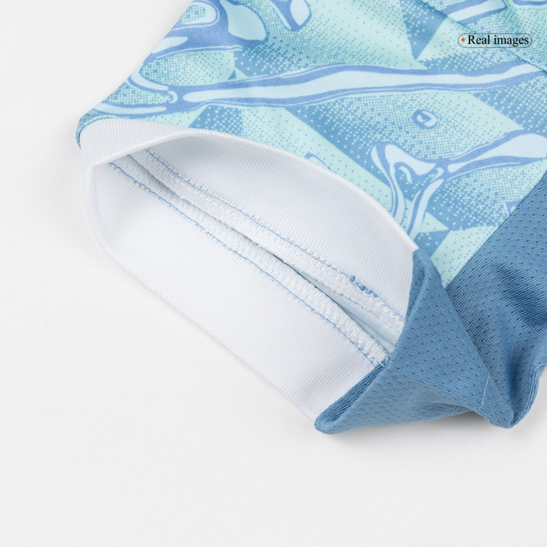 Kid's Juventus Away Soccer Jersey Kit 25/26 Blue - gojersey