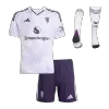 Kid's Manchester United Away Soccer Jersey Kit(Jersey+Shorts+Socks) 2025/26 White - gojersey