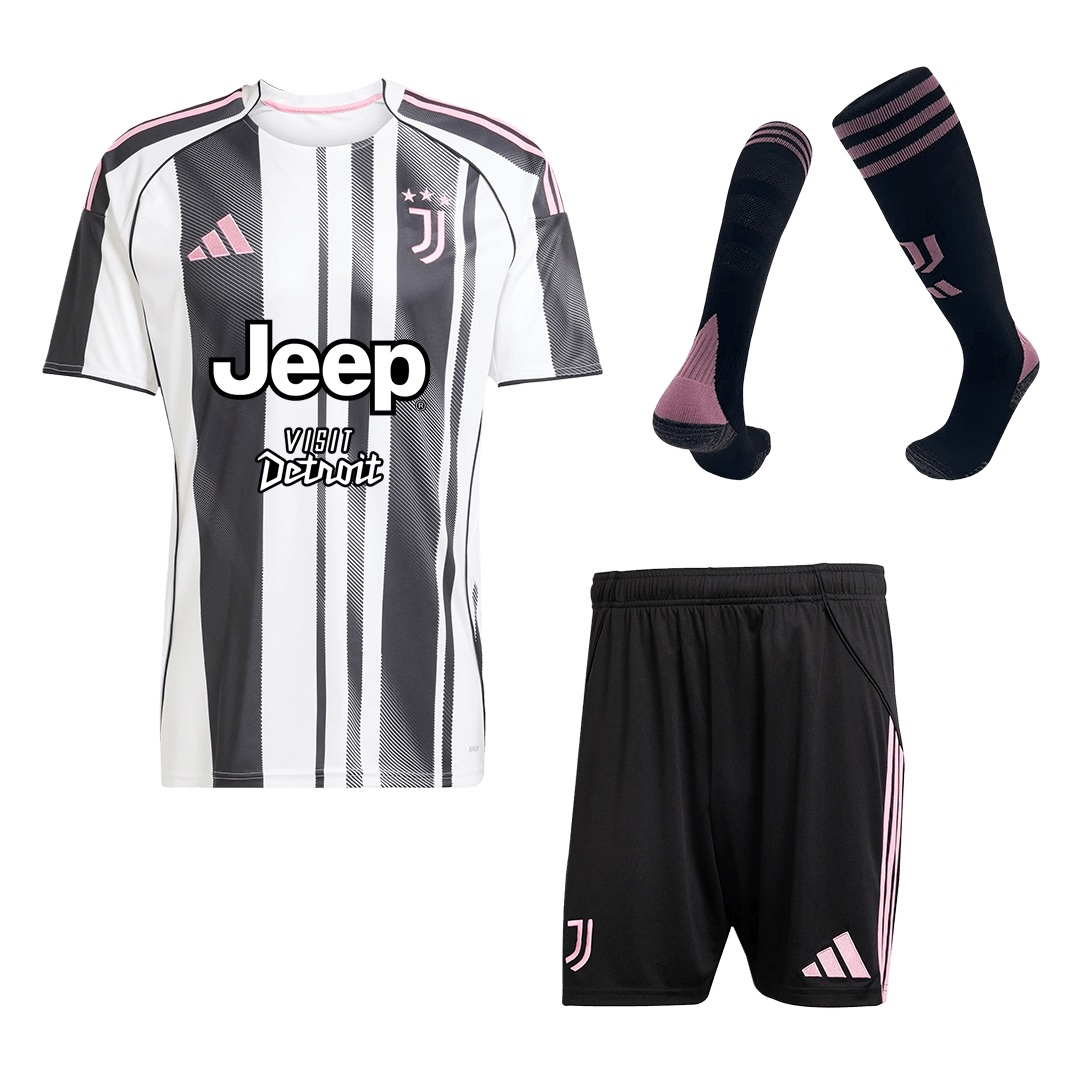 Juventus Home Soccer Jersey Kit 2025/26 - gojersey