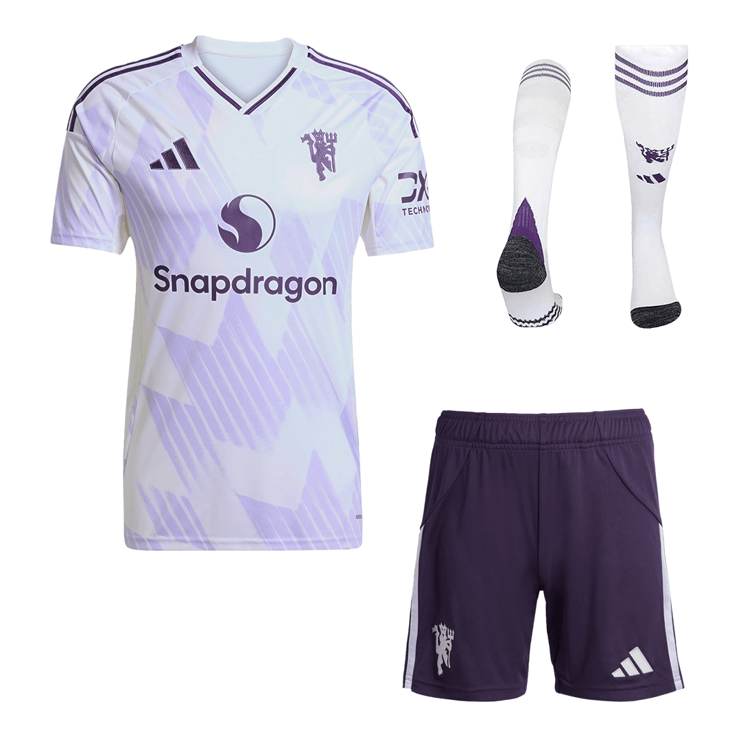 Manchester United Away Soccer Jersey Kit 2025/26 - gojersey