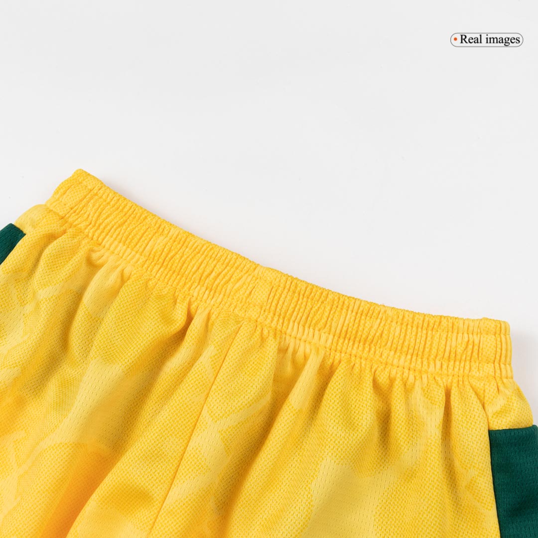 Kid's AC Milan Third Away Soccer Jersey Kit(Jersey+Shorts) 25/26 Yellow - gojersey