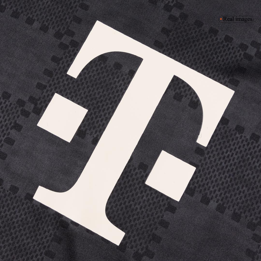 Kid's Bayern Munich Third Away Soccer Jersey Kit(Jersey+Shorts+Socks) 25/26 Black - gojersey