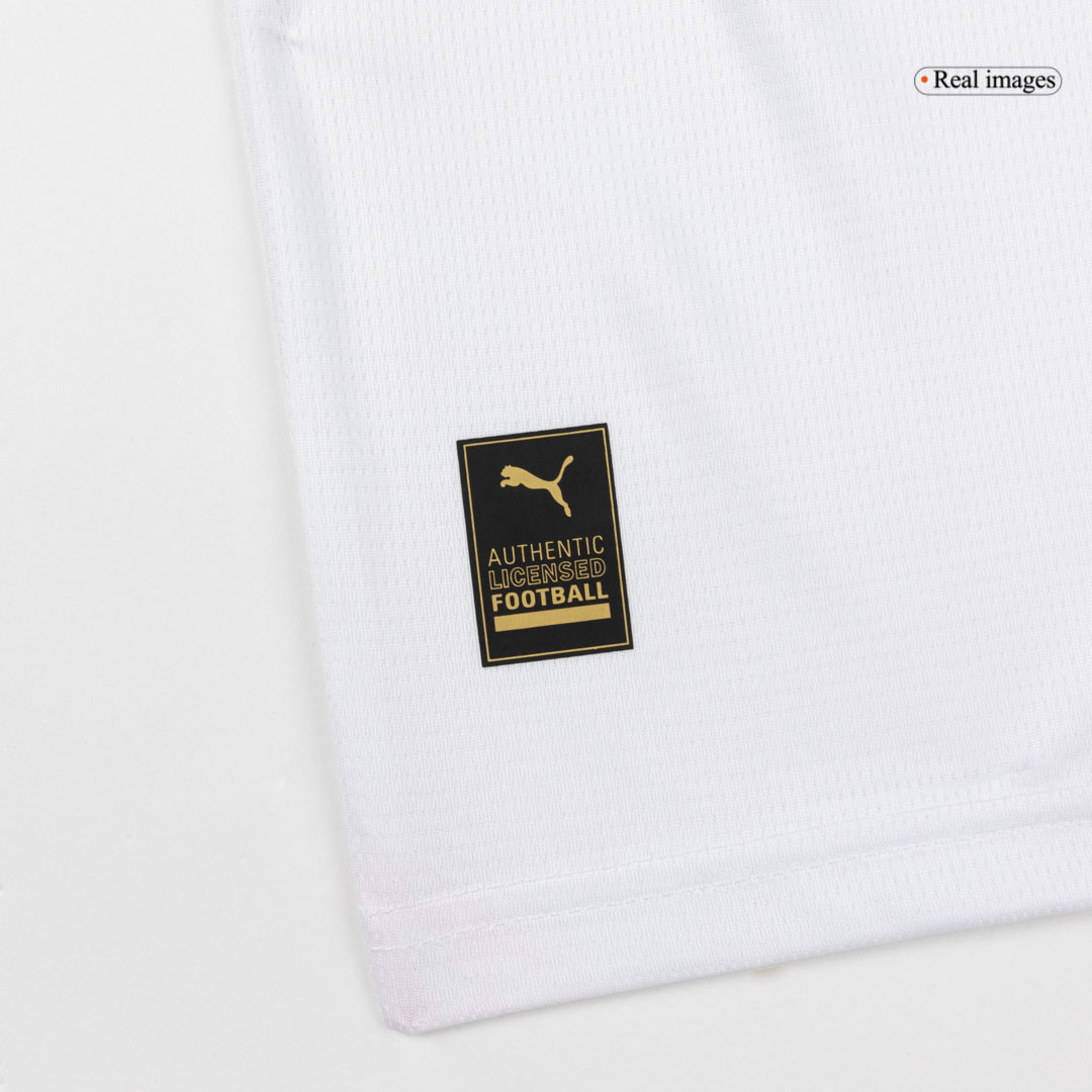 Kid's AC Milan Away Soccer Jersey Kit(Jersey+Shorts+Socks) 25/26 White - gojersey