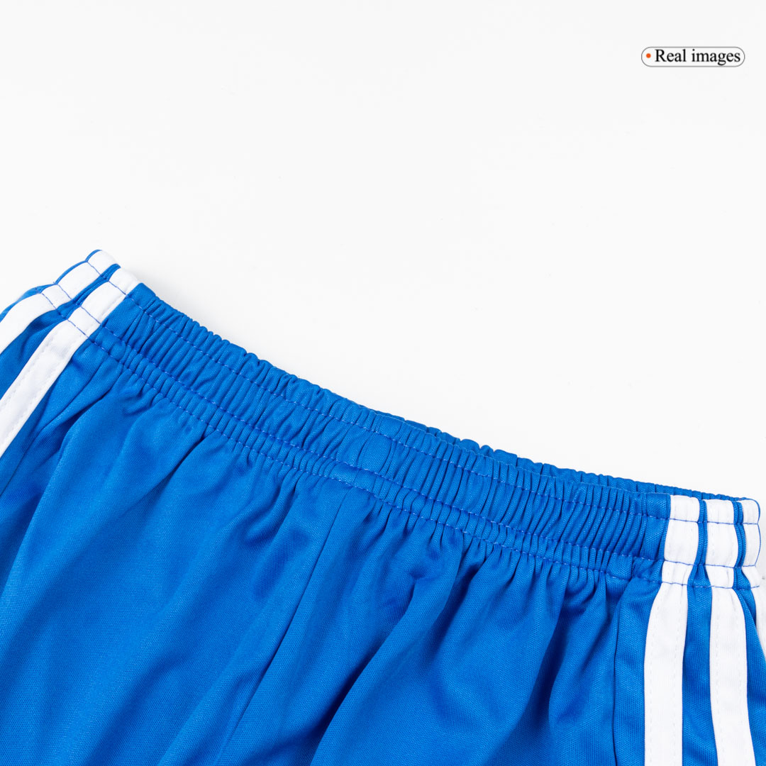 Kid's Real Madrid Third Away Soccer Jersey Kit(Jersey+Shorts+Socks)  25/26 Blue - gojersey