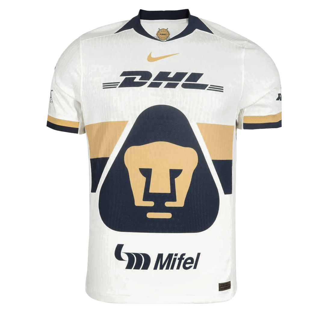 Authentic Pumas UNAM Home Jersey 25/26 White - gojersey