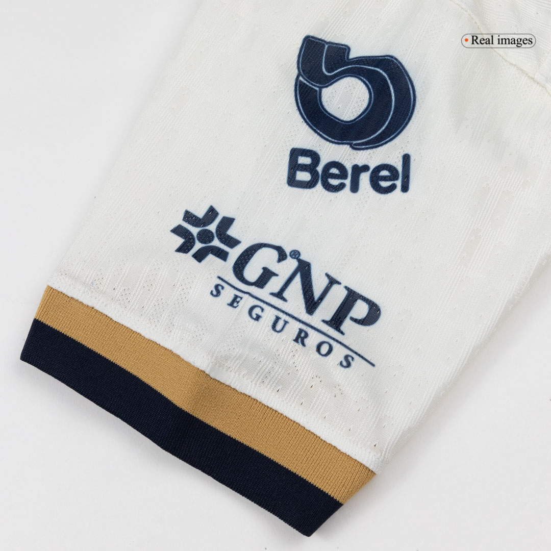 Authentic Pumas UNAM Home Jersey 25/26 White - gojersey