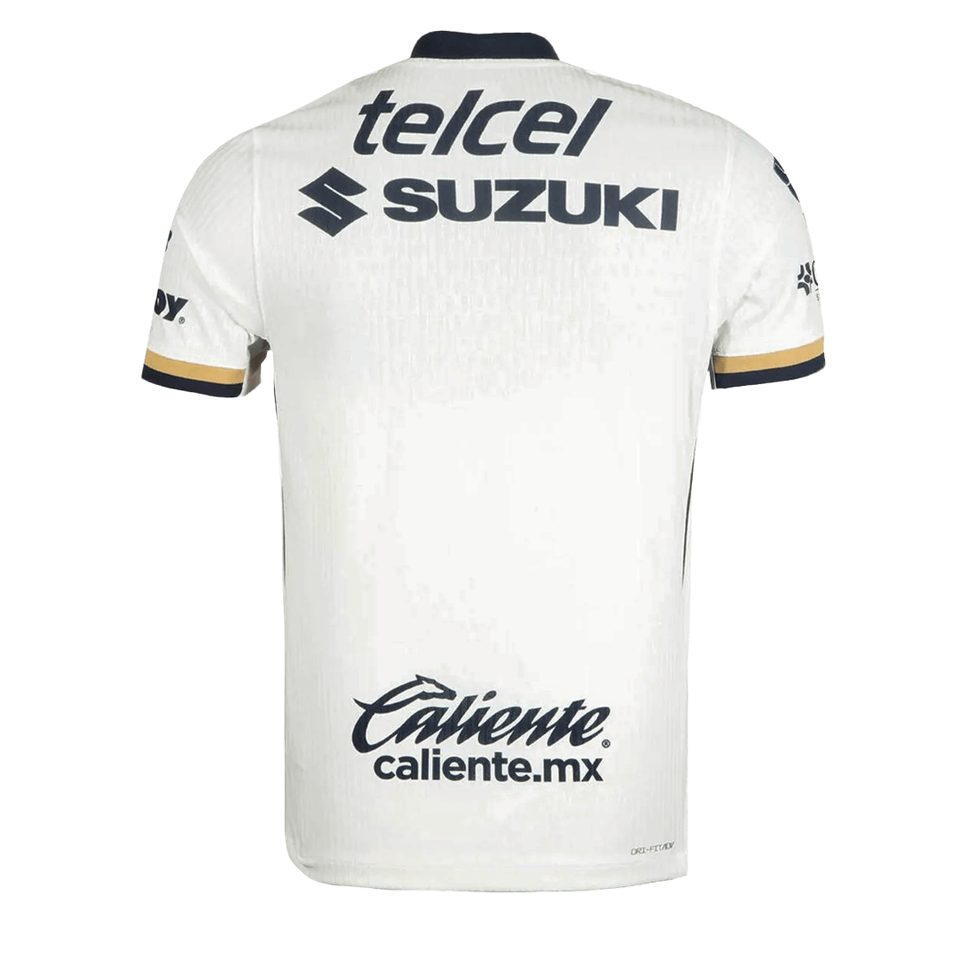 Authentic Pumas UNAM Home Jersey 25/26 White - gojersey